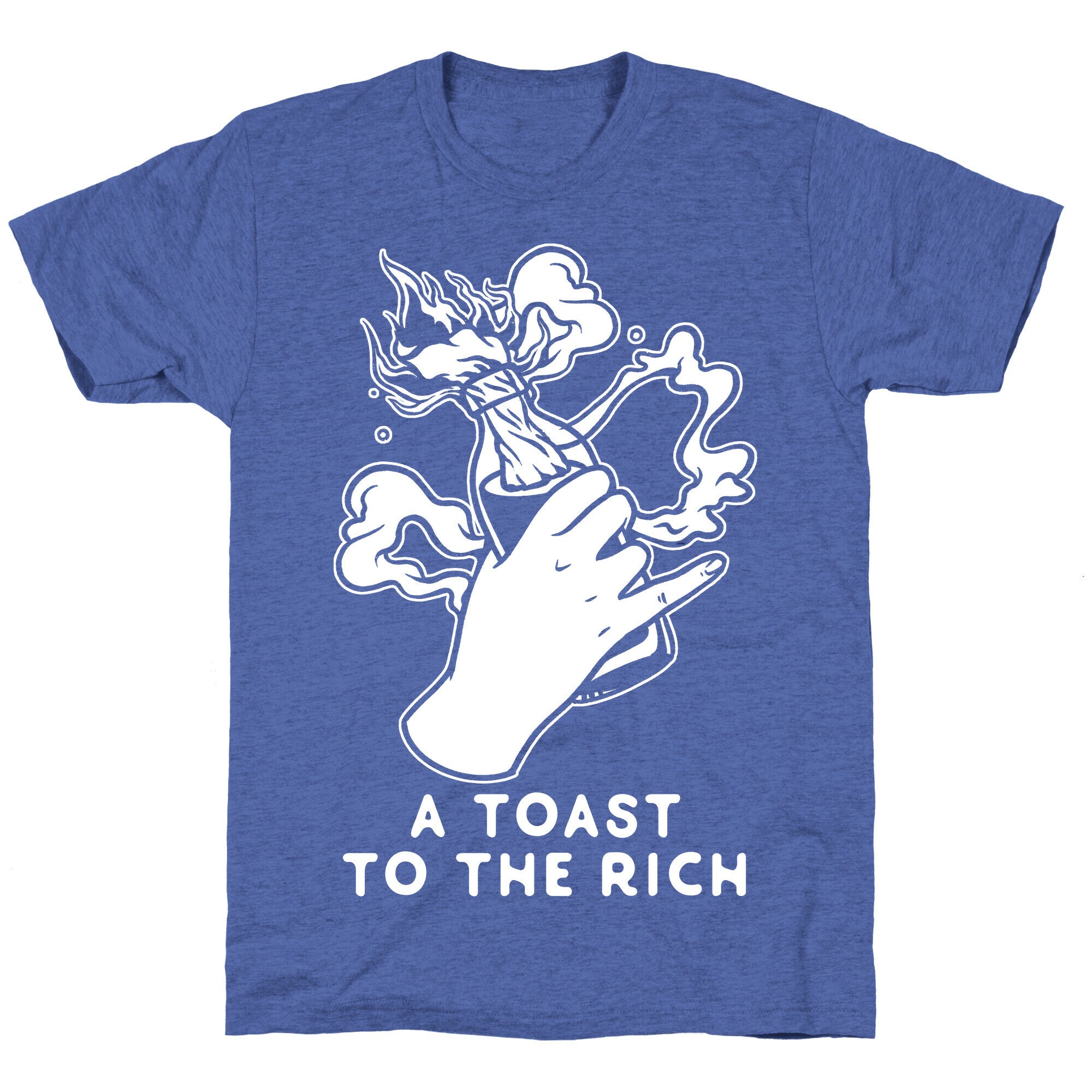 A Toast To The Rich Unisex Triblend Tee